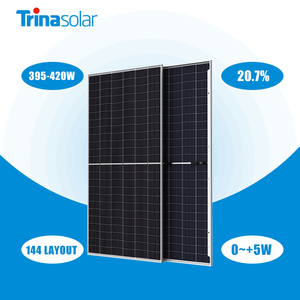 Trina Solar 395W 400W 405W 410W 415W 420W Bifaziales Doppelglas-PV-Modul mit Geringer Degradation Solarmodul - Product Image 3