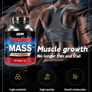 Polvere ad Alto Contenuto Proteico per Aumento Muscolare, Integratore Fitness per Potenziamento, Etichetta Privata ODM, Proteine <span class=keywords><strong>del</strong></span> <span class=keywords><strong>Siero</strong></span> <span class=keywords><strong>del</strong></span> <span class=keywords><strong>Latte</strong></span>/Proteine Vegetali - Product Image 6
