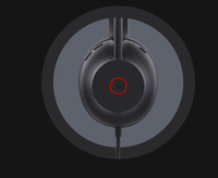 Casque filaire USB Yealink UH35 avec égaliseur automatique, voix HD, double interface USB-C/A et haut-parleur dynamique de 3,5 mm