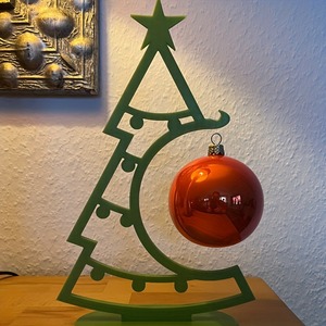 Decoración de Árbol de Navidad, Árbol de Navidad Impreso en 3D para Escritorio con Ganchos para Regalos Pequeños, Bolas, Decoración para el Hogar, Fiestas y Festivales - Product Image 1