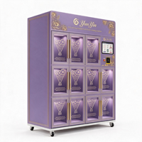 Distributeur automatique intelligent de fleurs fraîches pour les cinémas, les gares et les centres commerciaux