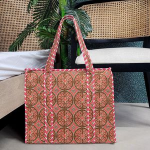 Bolso de mano hecho a mano con estampado de algodón 100% Floral para mujer, cadenas de cierre de cremallera a la moda, patrón de tamaño personalizable Le - Product Image 1