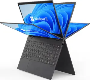 Tablet Windows 11, PC 14.1 inci 2in 1 Surface Pro 8.9 "8GB Rom 256GB Bluetooth untuk bisnis SSD IPS Quad Core