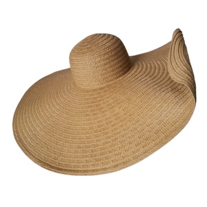 Wholesale Large Brim Floppy Straw <b>Hat</b> <b>Summer</b> Oversize Colorful Beach Sun <b>Hats</b> Foldable Roll up Beach Straw <b>Hat</b> for <b>Summer</b> Travel - Product Image 2