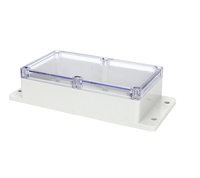 Boîtier de projet électronique en plastique ABS étanche IP65 de haute qualité avec couvercle transparent 158*90*56 pour instruments électroniques