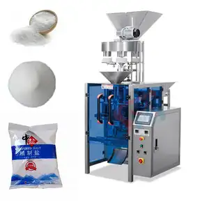 Automatic100g 500g 1kg salt packaging machine sachet inorganic salts grinding bath fine salt packing machine