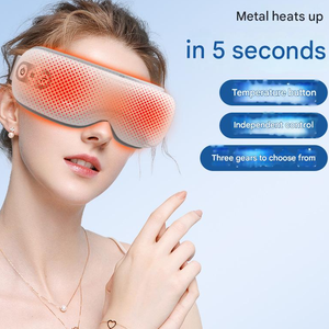 Masajeador de Ojos Inteligente OEM de Fábrica con Compresión de Bolsa de Aire, Compresa Caliente, Terapia Musical, Dispositivo Recargable para Aliviar la Fatiga Ocular - Product Image 4