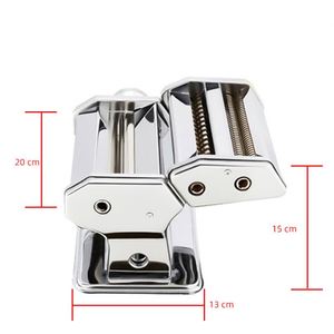 Nouvelle conception, presse à pâtes portable en acier inoxydable de 150 mm, machine manuelle certifiée CE, utilisation domestique, restaurants, hôtels, haute qualité - Product Image 2