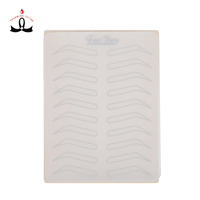 Peau de pratique de tatouage en silicone double face naturelle fausse peau peau de microblading des sourcils pour l'entraînement permanent au maquillage