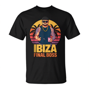 Camiseta vintage Ibiza Final Boss Meme Club Party - Product Image 2
