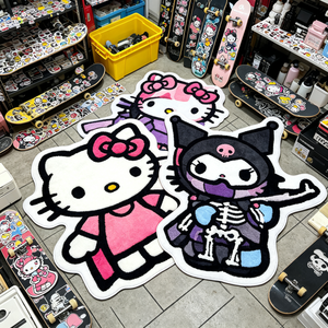 Custom Cartoon sanrio Character Print <strong>Rugs</strong> Large Irregular Shape Carpet for Living Room Machine Washable <strong>Rugs</strong> <strong>Hello</strong> <strong>Kitty</strong> <strong>Rug</strong> - Product Image 1