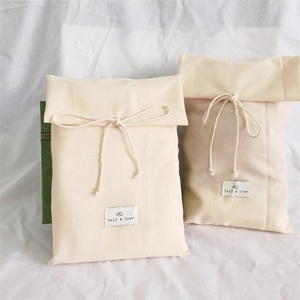Chuanghua High Quality Cotton Canvas Linen <b>Envelope</b> Bag Jewelry <b>Gift</b> Bag Cotton Canvas Dust Bag Custom Logo Printing MOQ100 - Product Image 6