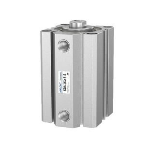 Cylindre pneumatique fin Mklon Sda16x5 S en alliage d'aluminium avec connexion filetée - Product Image 1