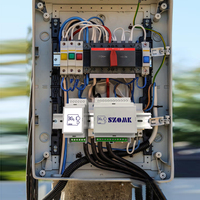 Kotak Plastik untuk PC, Braket Pemasangan Terminal Blok Din Rail, Kotak Din Rail untuk PLC dan PCB