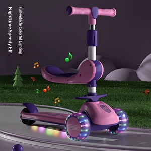 <span class=keywords><strong>Patinete</strong></span> Metálico de 3 Ruedas <span class=keywords><strong>para</strong></span> <span class=keywords><strong>Niños</strong></span> de 3 a 6 Años, Modelo Plegable con Pedales, <span class=keywords><strong>Patinete</strong></span> <span class=keywords><strong>para</strong></span> <span class=keywords><strong>Niños</strong></span> y Niñas - Product Image 1