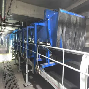 Belt Conveyor Settling Zone Exit-Area Dust Control Curtains Rubber Sheet Curtains For Bulk Material Dust Suppression