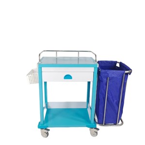Carrito de Transporte Multiusos Reforzado de ABS, Carro de Tratamiento y Enfermería 890x520x824-1024 para Uso de Emergencia en Quirófanos de Hospitales - Product Image 2