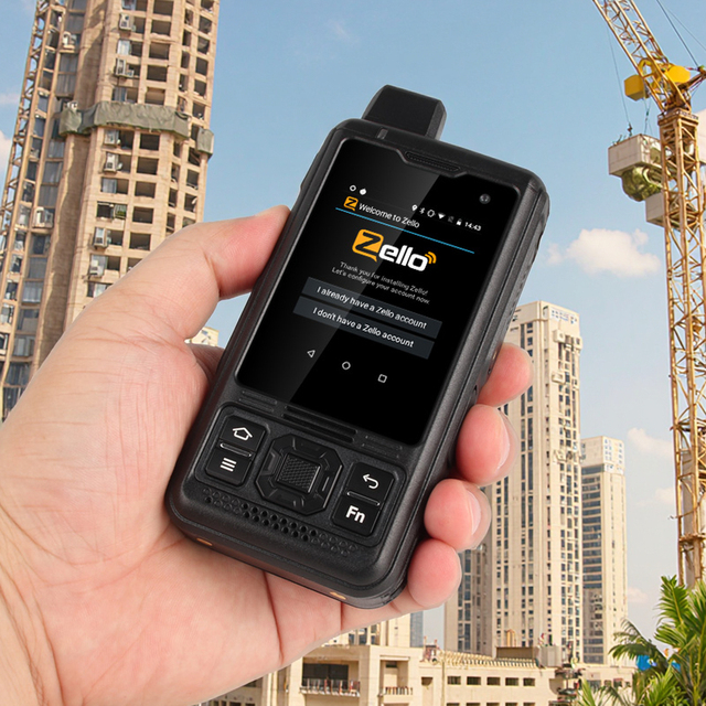 B8000 Android 8.1 PTT-over-cellular  4000mAh Walkie Talkie Phone Rugged Smartphone Support Realptt Zello
