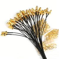 Câble Pigtail IPX vers SMA Femelle de 10 cm, Adaptateur d'Antenne WiFi U.FL vers RP-SMA Femelle pour Routeur Sans Fil et Carte Réseau