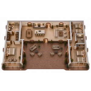 Maisons en dôme EPS de conception simple, conçues pour les zones résidentielles, avec un aspect moderne, un intérieur confortable et une construction robuste. - Product Image 2