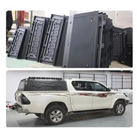 Couverture de benne enroulable rétractable en alliage d'aluminium étanche pour pick-up à toit haut, verrouillable, compatible ISUZU