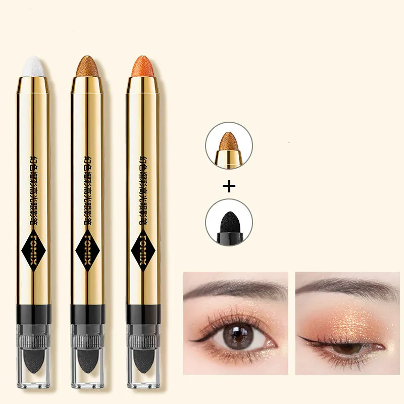 Grosir 9 Warna Pensil Eye Liner Tahan Lama Pena Celak Mata Pigmen Tahan Air Mode Wanita Warna Riasan Mata Kosmetik Eyeshadow