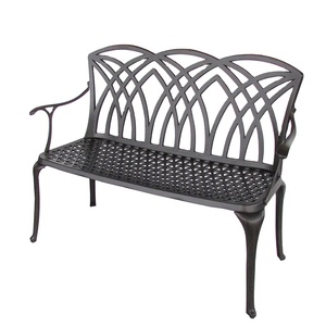 Diseño antiguo de aluminio fundido banco de jardín - Product Image 1