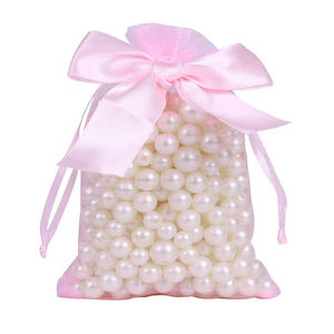 Petits sacs en <span class=keywords><strong>organza</strong></span> transparent avec nœud 11x16cm, sacs en maille romantiques pour bijoux, emballage de boucles d'oreilles, sachets pour mariage, fête de Noël - Product Image 6