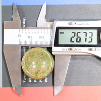 26*13mm Kristallkugelhalter Kristallkugelständer Ausstellungsregal Schmuck-Kristallvitrine