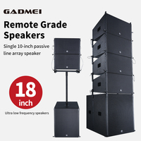 MORIN-Altavoz de matriz lineal profesional, altavoz pasivo, subwoofer de 18 pulgadas, sistema de altavoces de matriz de línea profesional,