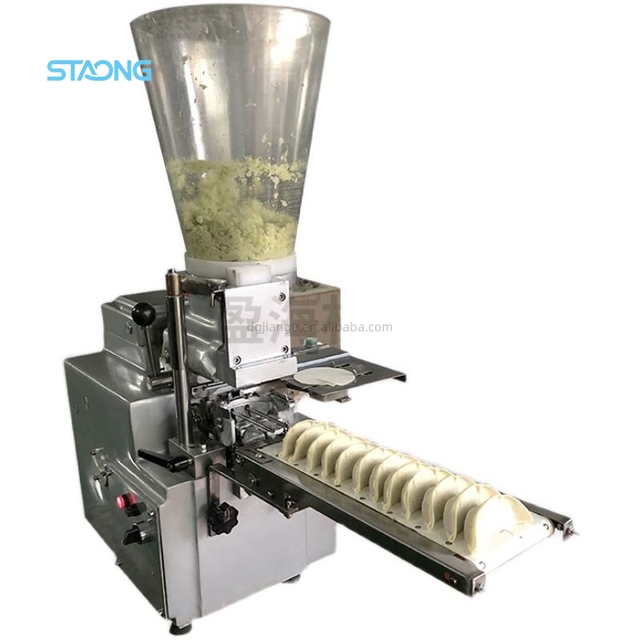 High Capacity Dumpling Maker Pot Sticker Momo Machine Automatic Tabletop Fried Dumpling Machine Dumpling Making Machine