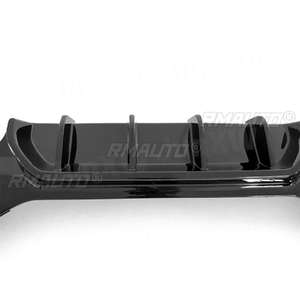 Difusor de Parachoques Trasero Negro Brillante ABS, Alerón, Divisores para BMW Serie 1 F20 M Sport M135i M140i 2016-2018, Estilo Automotriz - Product Image 3
