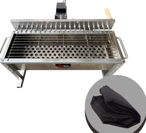 Piccola <span class=keywords><strong>griglia</strong></span> automatica in acciaio inox <span class=keywords><strong>Arrosticini</strong></span> da 20 spiedini - Product Image 4