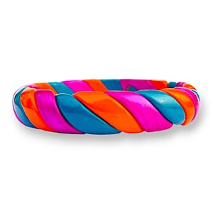 Twist N Pop Danta Gems Designer Lac Bangle Set Women Handmade Traditional Ethnic Trendy Vibrant Color Fusion Glossy Finish - Product Image 1