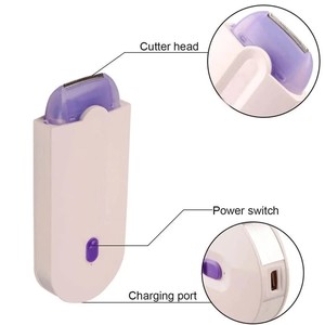 Rasoir électrique pour femmes, rasoir pour l'épilation, tondeuse à cheveux, épilation féminine, bikini, jambes, aisselles, épilation du <span class=keywords><strong>menton</strong></span>, outils de rasage du visage - Product Image 4