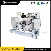 Générateur marin CTP 3 kVA-3000 kVA, garantie 2 ans, alimenté par moteur, alternateur Leroy Somer, démarrage automatique, 1800 tr/min, 50/60 Hz, contrôle