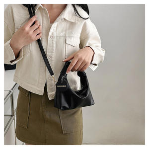 I-0323 Bolso de Mano Elegante para Mujer, Color Sólido, con una Sola Correa, para Uso Diario en Otoño/Invierno/Verano, Material PU, con Cierre - Product Image 6