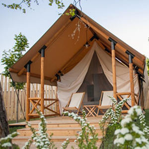 Tienda Safari <span class=keywords><strong>de</strong></span> Lujo <span class=keywords><strong>de</strong></span> 45 Metros Cuadrados, Casa <span class=keywords><strong>de</strong></span> <span class=keywords><strong>Madera</strong></span> Prefabricada para Hoteles, Resistente al Agua, Fácil <span class=keywords><strong>de</strong></span> Aluminio <span class=keywords><strong>de</strong></span> 5m - Product Image 6