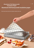 Papier d'aluminium alimentaire personnalisé, papier pour sandwichs et hamburgers, papier laminé pour hamburgers