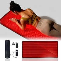 Couverture de photothérapie infrarouge à LED 660nm 850nm pour le corps entier, 1400 LED, pour usage domestique et commercial, type sac de couchage
