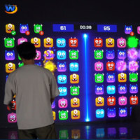 Projecteur mural interactif 3D pour jeu Ominiball multijoueur, écran de projection métallique pour sport multi-balles à domicile et en salle de sport