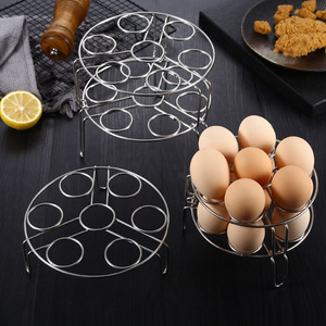 Platinum Treasure - Rejilla para Cocinar al Vapor de Acero Inoxidable 304, Engrosada, Práctica, Vaporera Multifuncional para Huevos, Utensilio de Cocina, de Fábrica - Product Image 3