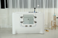 Machine de toilettage automatique pour chiens 2026 moderne 220V/110V avec massage par air et robinet inclus, garantie 5 ans, utilisation intérieure en salle de bain