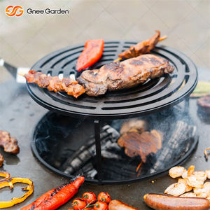 Parrilla Multifuncional Moderna de Acero Corten con Recubrimiento en Polvo, Certificación CE, para Exteriores, Asador, Brasero Cuadrado para Leña - Product Image 4