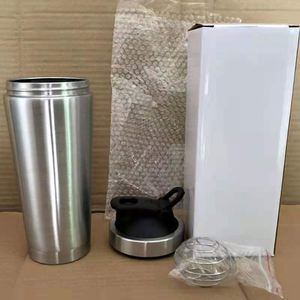 Custom Logo Double Wall Stainless Steel <b>Shakers</b> 750Ml 500Ml Metal <b>Shaker</b> <b>Bottle</b> - Product Image 2