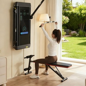 Meilleur appareil de fitness intelligent pour la maison, machine de cardio interactive, miroir intelligent, entraîneur personnel de fitness, bras, poitrine, jambes - Product Image 1