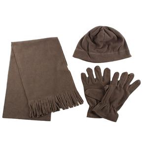 Ensemble cadeau d'hiver pour <span class=keywords><strong>homme</strong></span> 2025, 3 pièces, polaire uni, <span class=keywords><strong>bonnet</strong></span>, <span class=keywords><strong>gants</strong></span>, écharpe à franges - Product Image 2