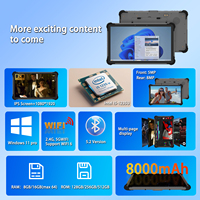 Tablet PC Industrial Resistente OEM de 13.3 Pulgadas con Windows 11 Pro, Procesador Intel I5, 8000 mAh, 5G, GPS, Lector de Códigos de Barras, Huella Dactilar, NFC y RFID