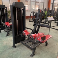 Appareil de musculation réglable en acier pour presse à jambes, entraînement des hanches et des fessiers, avec dossier de sécurité inclinable - Kick Master Gluteus Plus