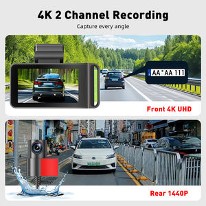 4K 3.0 인치 듀얼 렌즈 <span class=keywords><strong>MINI</strong></span> 자동차 블랙 박스 GPS FHD 야간 투시경 대시 캠 와이파이 자동 전자 비디오 <span class=keywords><strong>DVR</strong></span> - Product Image 4